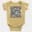 Straight Outta Hangover Short Sleeve Baby Onesie in Butter Color
